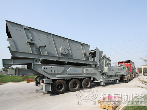 移動(dòng)反擊式破碎機(jī)發(fā)貨圖